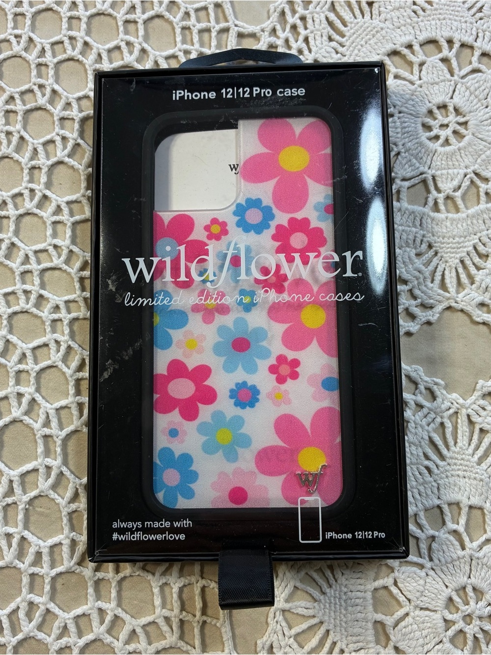 Wildflowers Pink & Blue Floral iPhone 12/12 Pro Case